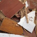 Altholz, Holz behandelt, lackiert A3